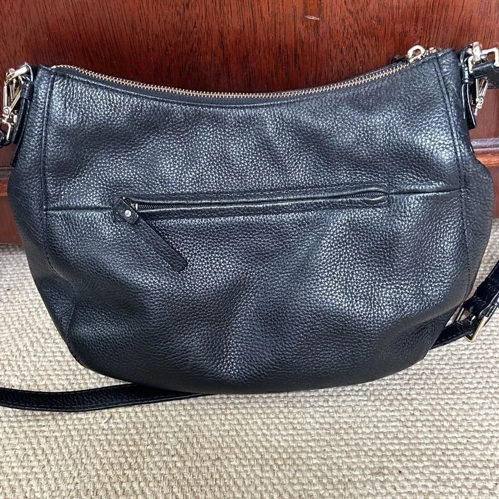 Kate Spade Shoulder Bag Purse Black Pebbled Leather J183 PXRU7834 Q393 03/17